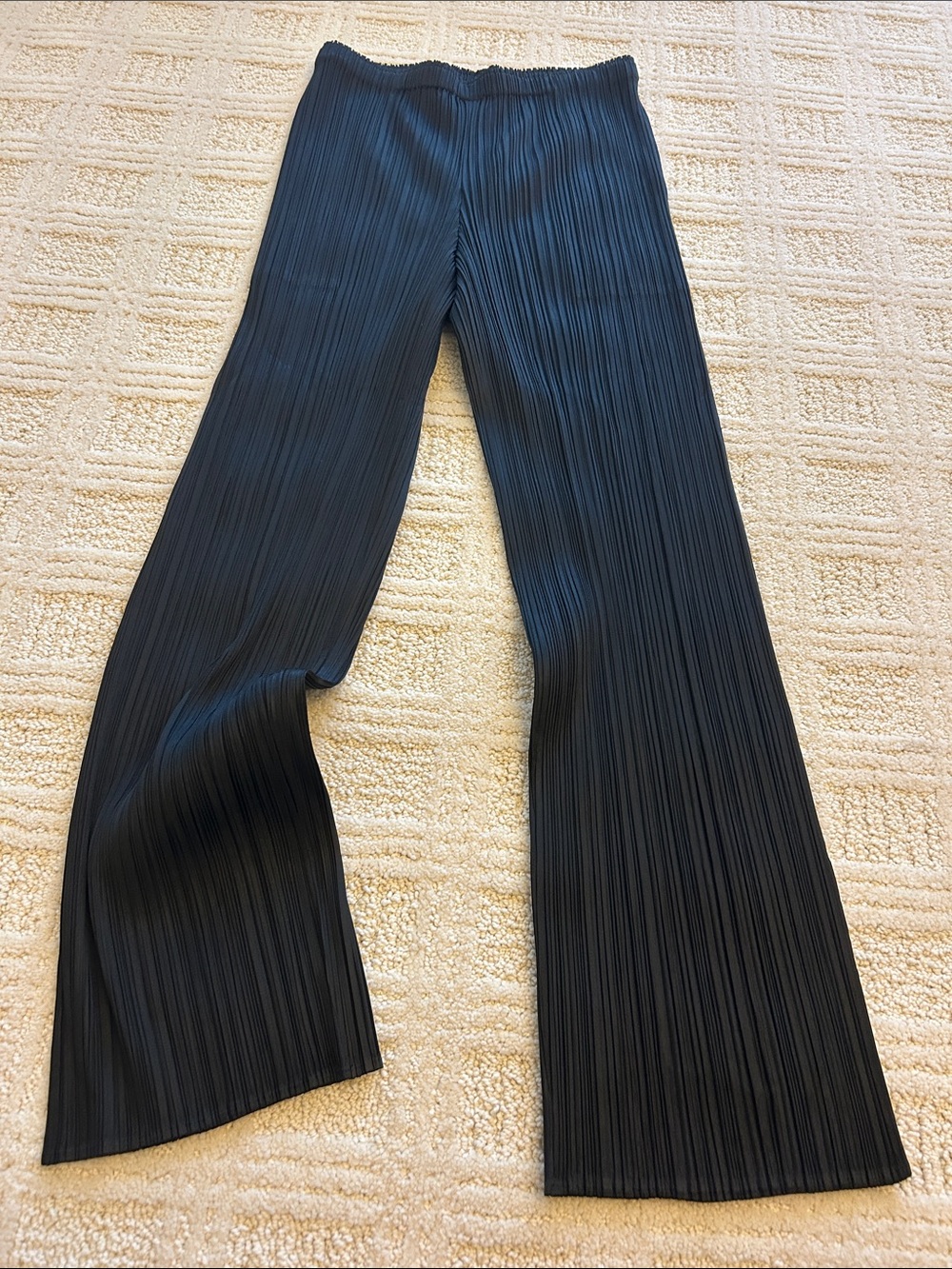Women’s Black Pleated Wide-Leg Pants